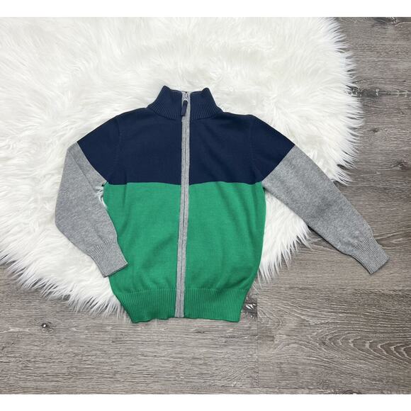 Toobydoo Color‎ Block Zip Sweater 4T - Picture 1 of 1